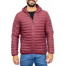 Chamarra Bomber Kenneth Cole Hombre Acolchada Casual Frio R