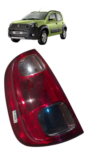 Lanterna Fiat Uno 2010 11 12 A 2016 Traseiro Esquerdo Fumê