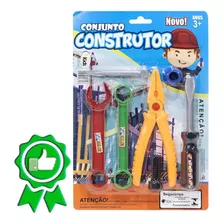 Brinquedo Kit Ferramenta Conj. Construtor