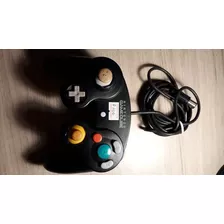 Controle Nintendo Game Cube Preto Dol-002 Bra Original F206