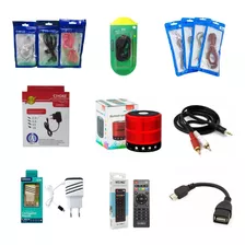 Kit Lojista 100 Acessorios P/ Celular Atacado Eletrônico Nfe