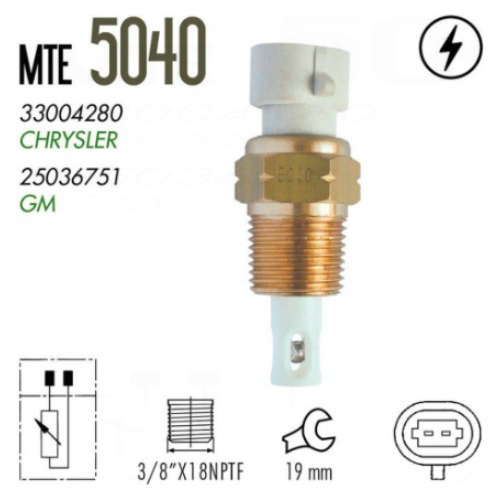 Sensor Temperatura Geo Sprectrum 1989 1.5l L6 Mte Thomson Foto 3