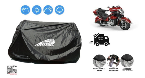 Funda  Repelente Y Ligera Para Moto Roadmaster Elite Indian Foto 5