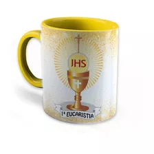 Caneca Xicara Color Primeira Comunhão Eucaristia Jesus 238