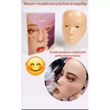 Máscara Reusable Para Prácticas De Maquillaje 