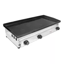 Chapa Lanches Prof Hambúrguer C/ Coletor Inox 80x40 Kenok F