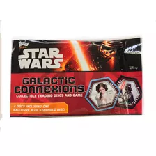 Sobre Con 2 Fichas Star Wars Galactic Connexions Topps S1