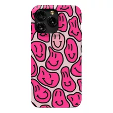 Estuche Forro Funda Case Para iPhone Estampado Caritas