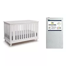 Delta Children Ava 3 In 1 Convertible Crib White Serta Per