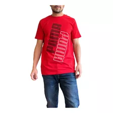 Playera Puma Hombre Power Logo Rojo 848129-11 Look Tendy