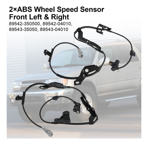 2 Sensor Abs Delantero Para Toyota Tacoma 4runner 2.7l 3.4l Foto 4
