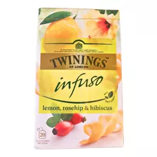 Té Infuso Limón Rosa Mosqueta Y Jamaica Twinings Of London