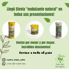 Stevia Endulzante Natural Original Bolivia X250gr-100gr-80gr
