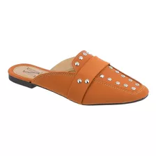 Sapato Feminino Scarpin Mule Sapatilha Rasteira Confort M44 