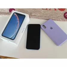 Celular iPhone XR Blue 128gb. Bat 79%. Liberado