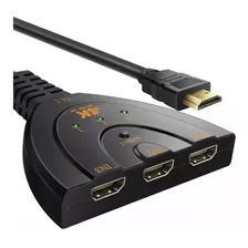 Adaptador Hub Multiplicador Switch Hdmi 3x1 Splitter 4k 3d 