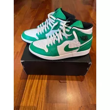 Jordan 1 Mid Verdes Lucky Green