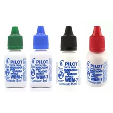 Tinta P/ Marcador De Quadro Branco Preto Azul Vermelho Verde