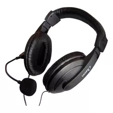 Audifonos Y Microfono Ecualizable De Marca Omega 662862 Color Negro