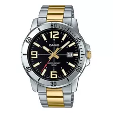 Reloj Casio Caballero Negra Mtp-vd01sg-1bv