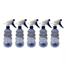 Kit 5 Borrifador Pulverizador Leve 500ml Plantas Azul Sa