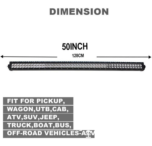 Bracket De Montaje Con 127 Cm Luz Led Bar Hummer 200-2010 Foto 2