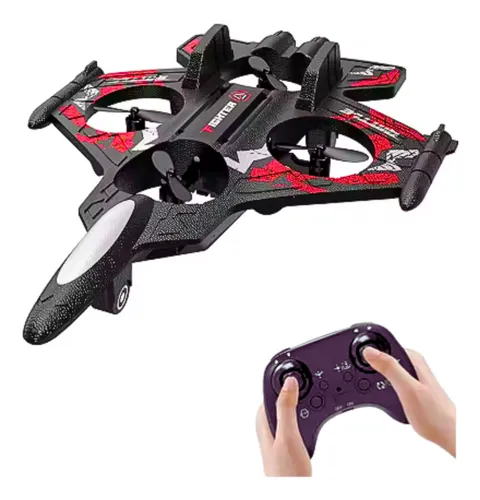 Segunda imagen para búsqueda de drone avion de combate con control remoto niños juguete