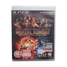 Mortal Kombat Komplete Edition - Ps3 - Jogo - Usado