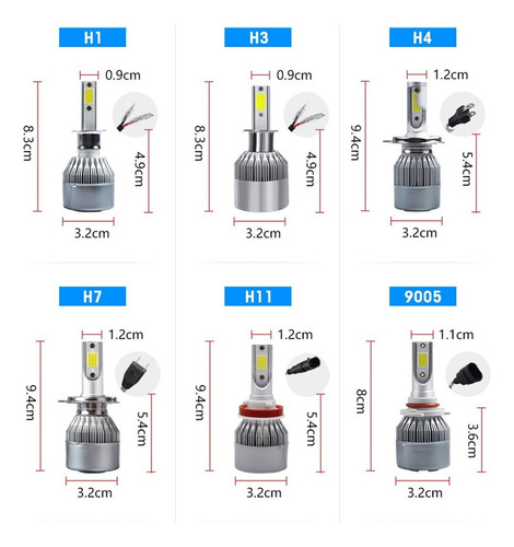 Kit Faros Delanteros Led Luz Alta Y Luz Baja Para Ford Foto 8