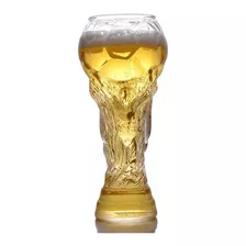 Pack 4 Vasos Copa Mundial Cervecero Forma Trofeo Decoración