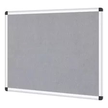 Tablón De Anuncios De Fieltro Gris, 48 X 36 Pulgadas, ...