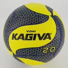 Bola De Vôlei Kagiva 2.0 Amarela E Azul