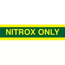 Trident Nitrox Sólo Tanque Envoltura Pegatina