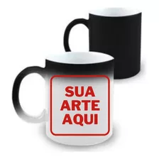 Caneca Xícara Magica Porcelana Logo Foto Frase Personalizada