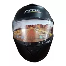 Casco De Moto Certificado Tallas M L Negro Mate