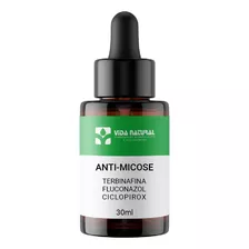 Anti Micose 30ml Com Ciclopirox + Terbinafina + Fluconazol Cor Sem Cor