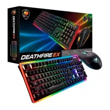 Kit Combo Teclado Mouse Gamer Cougar Semi Mecânico Abnt Rgb