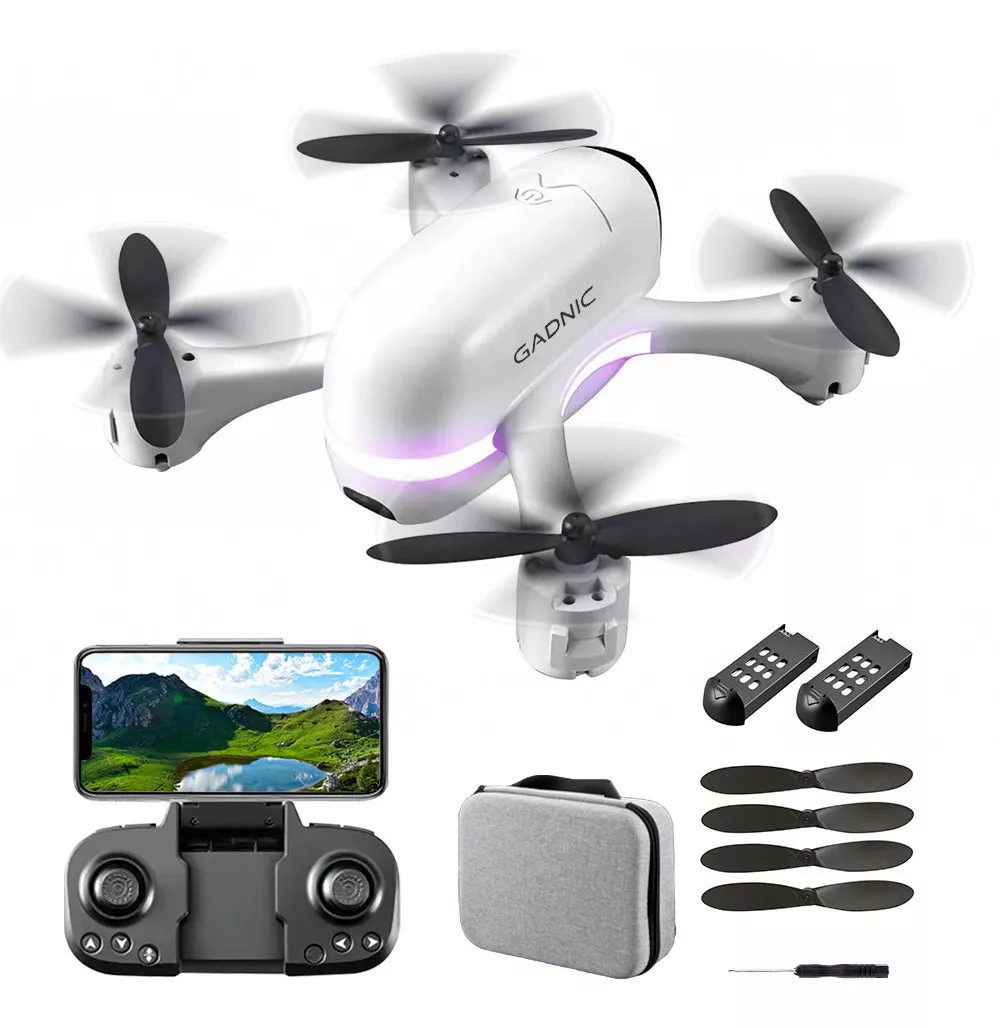 Drone Con Cámara 4k Gadnic Con Control Remoto + Baterias