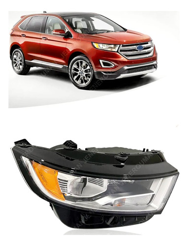 2015-2016-2017-2018 Ford Edge Faro Foco Unidad Nueva Derecha Foto 2