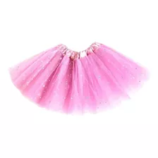 Saia Tutu Glitter Saia Tule Infantil Festa Fantasia 30cm