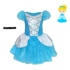 Fantasia Princesa Cinderela Infantil - Classica