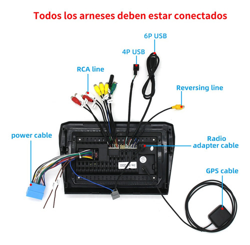 Estreo Car Play 2+32gb Para Suzuki Swift 2018-2023 Gps Foto 8