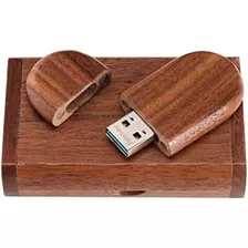 Novedad Madera Usb 3.0 Flash Drive 64 Gb Almacenamiento De D