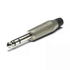 Ficha Plug 6.5mm Stereo Trs Metalico Amphenol