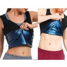 Faja Reductora Sauna Camiseta Chaleco Sweat Shaper Ligera