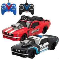 Autos Radio Control Set X 2 Policia Ladron Furioso 