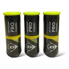 Pelotas Padel Dunlop X 9 Pack Tubo X 3 Profesional Padle 