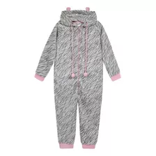 Pijama Niña Polar Estampado H2o Wear Gris