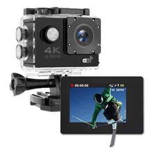 Camara Vdeo Deportiva Accion 4k Uhd Wifi Con Accesorios