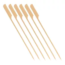 1.250 Espetos De Bambu Golf Para Hambúrguer 25cm